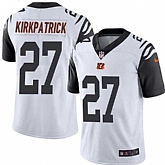 Nike Men & Women & Youth Bengals 27 Dre Kirkpatrick White Color Rush Limited Jersey,baseball caps,new era cap wholesale,wholesale hats